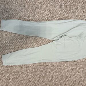 lululemon athletica Light Green Leggings size 12 aligns